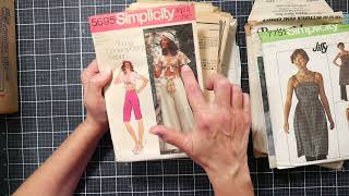 LOOK! I got this HUGE box of Vintage Pattens from the 1970s for $5! Sewing Pattern Haul!