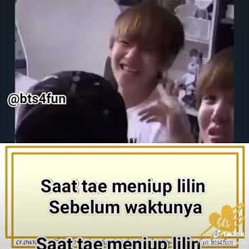 Saat Tae selalu meniup lilin sebelum waktunya