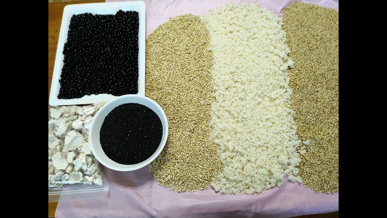 속편한 영양식 미숫가루를 만들어 보았어요. 바쁜 아침 간편하고 든든한 한끼 영양식~