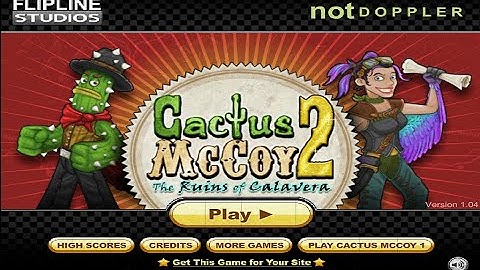 Cactus McCoy 2: The Ruins of Calavera [2011] (Flash) - Longplay