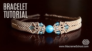 Big Bead Boho Bracelet Tutorial by Macrame School