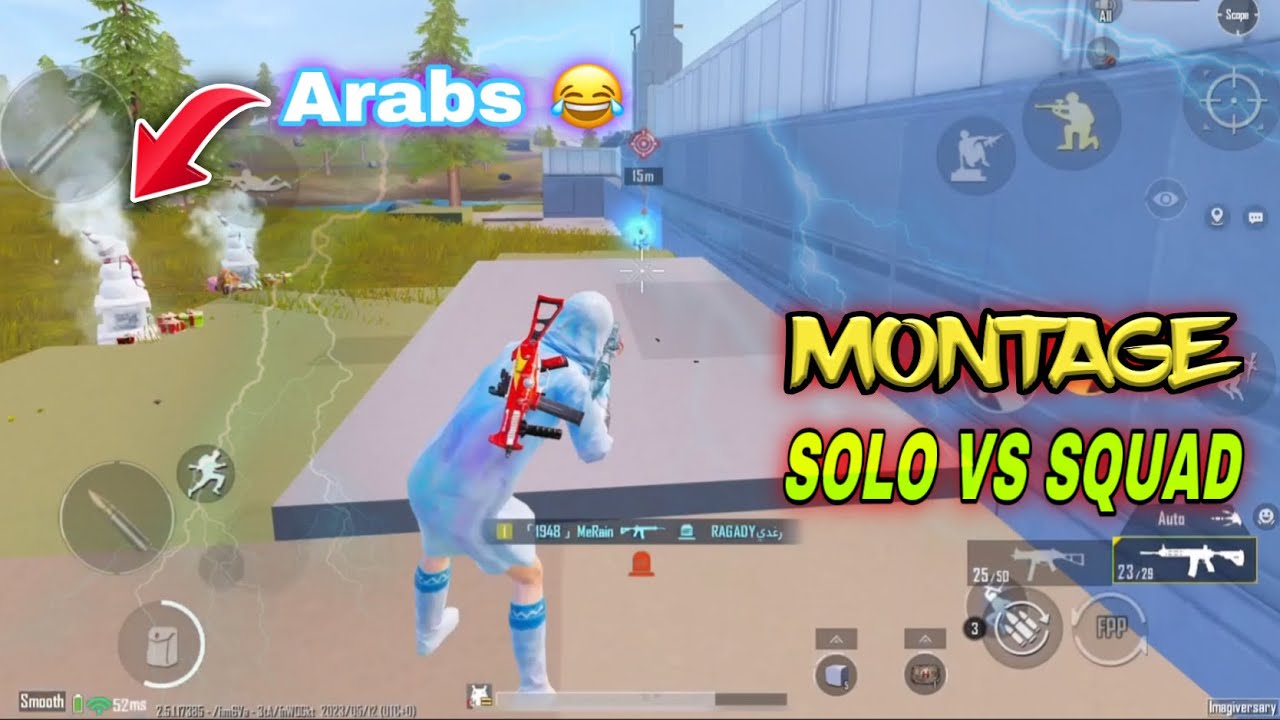 SOLO VS SQUAD MONTAGE | PUBG Mobile | AhmadXai Gaming | - YouTube
