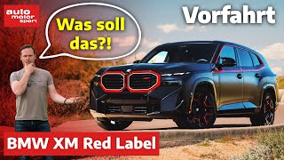 BMW XM Red Label: 748 PS im RiesenSUV – Vorfahrt (Review) | auto motor und sport