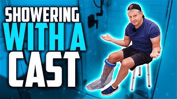 How to Shower with a Cast or after surgery and keep dry.
