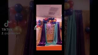 zjzmanifest on the Backdrop. Aladdin inspired! 📧 zjzmanifest@gmail.com #celebration #birthday #fyp