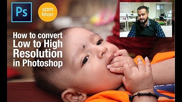 Photoshop tutorials in Urdu | Hidden Technology to Convert Low to High Resolution in Photoshop cc