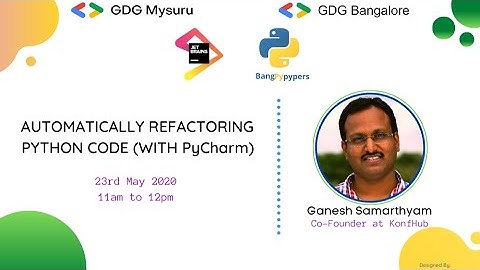 Automatically Refactoring Python Code (with PyCharm)