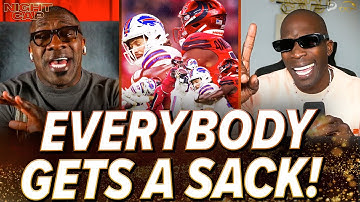 Unc & Ocho reageren op de verdediging van de Texans die Josh Allen met 8 SACKS verplettert in een...