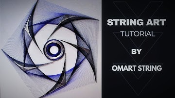 String Art,Handmade, How To Make Mandala Paradox Hexagon/diy