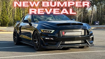 DRILLING INTO MY BRAND NEW $2000+ BUMPER (MP Concepts GT350)