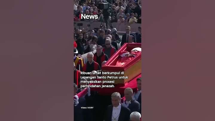 Jenazah Paus Fransiskus dipindahkan ke Basilika Santo Petrus