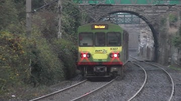 8300 Class Dart Train number 8307 - Seapoint Station, Dublin