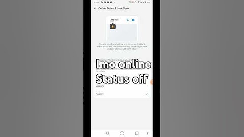 How can I hide my online status in imo || How do i turn off my active status on  #viralvideo #2024