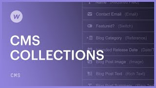 Collections - Webflow CMS tutorial