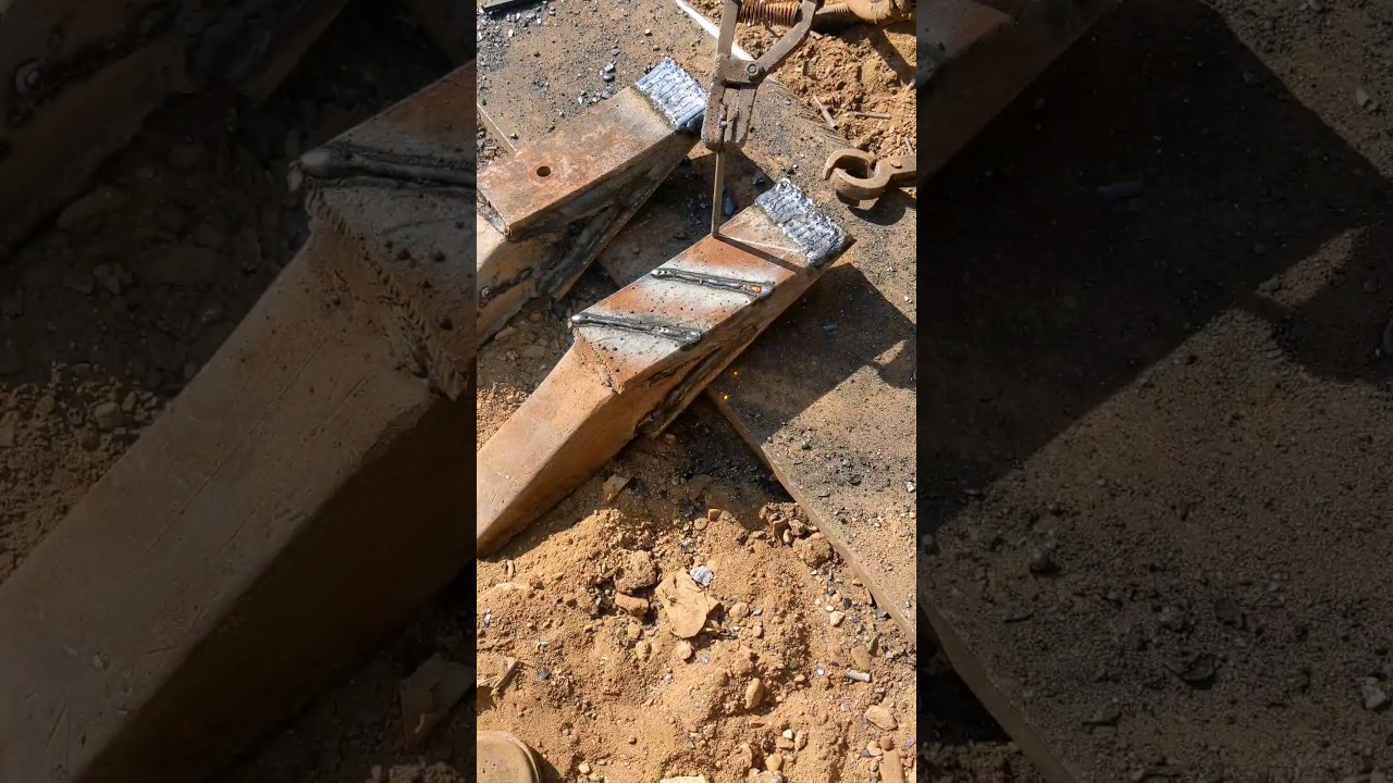 amazing ideas for bucket teeth welding of Pakistani expert welder 