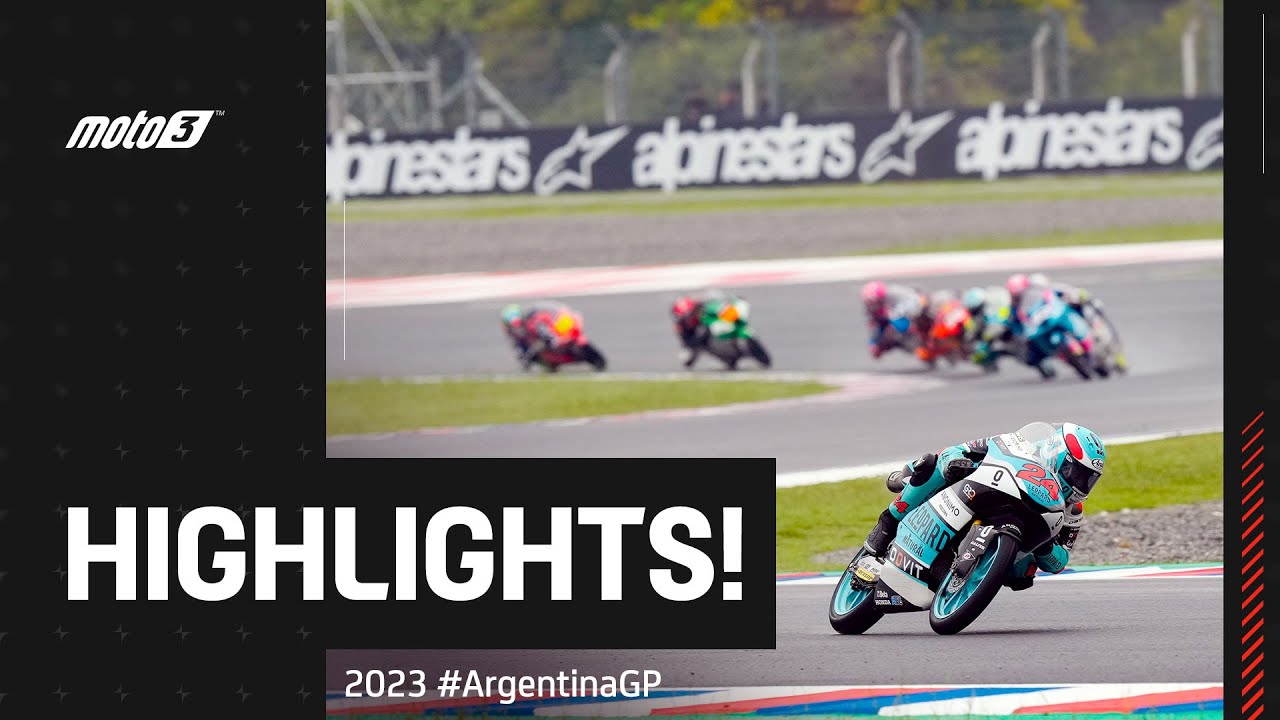 Moto3™ Race Highlights 🌧️ 2023 #ArgentinaGP 🇦🇷