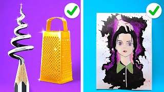 Wednesday Adamsi Nasil Çizersin 123 Go Challenge Yaratıcı Resim Tüyoları Ve Çizim İpuçları