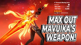 Farm Mavuikas Weapon Now All The Ascension Materials You Will Need  Genshin Impact