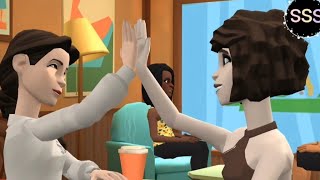 Animated video | Animated characters 🤩☺️ conversation between two girls | Interesting video