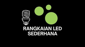 Rangkaian LED sederhana (Proteus & CV AVR)