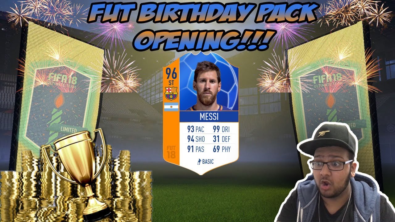 INSANE FIFA 18 FUT BIRTHDAY PACK OPENING- WE GET A MAN OF THE MATCH AND WALKOUT IN THE SAME PACK!!!