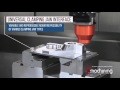 Clamping of raw material without pre-stamping - milling technology: iMachining / SolidCam