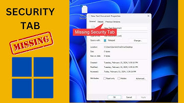 Fix: Security Tab is Missing on Windows 11 File Properties | GearUpWindows Tutorial