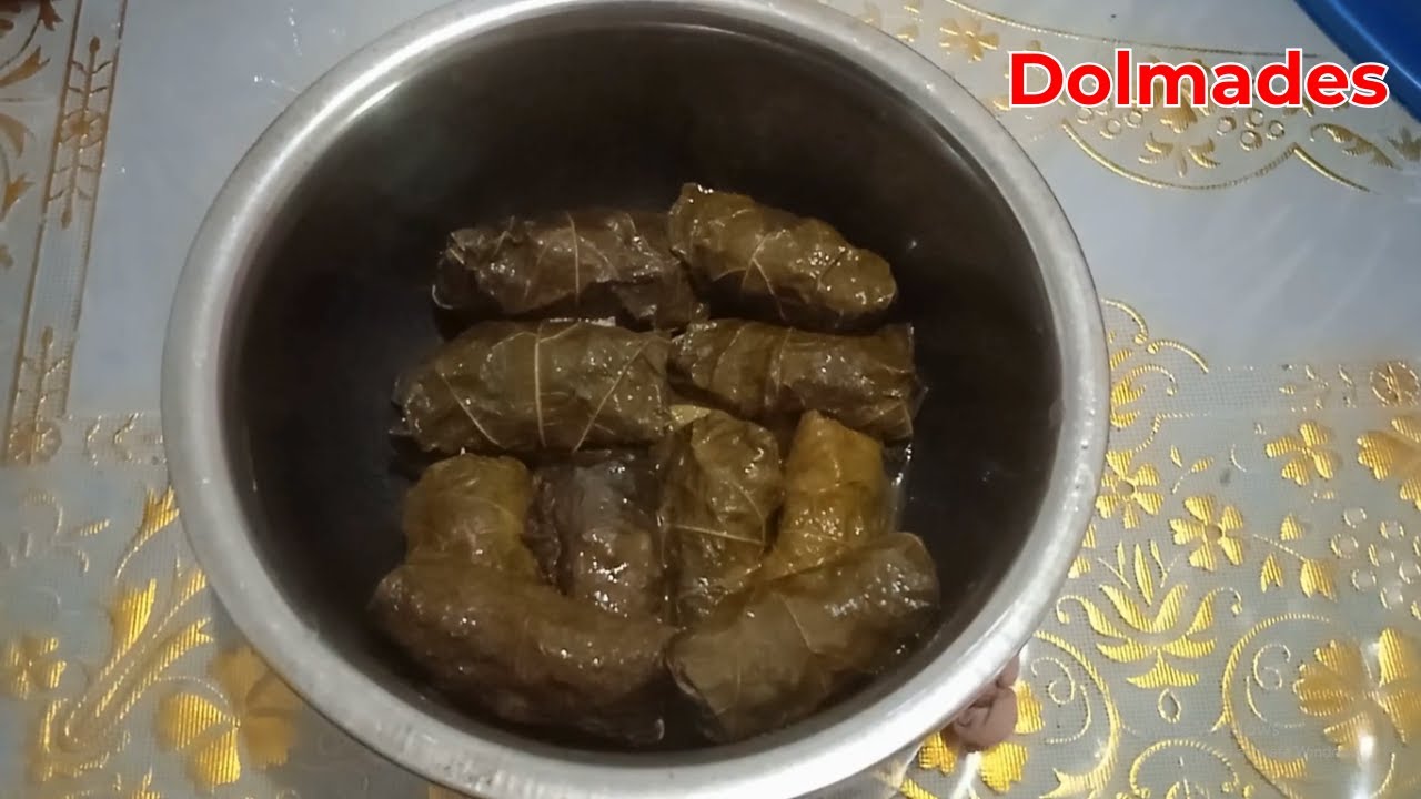 Dolma Recipe | Stuffed Grape Leaves (Greek Style Dolmades)