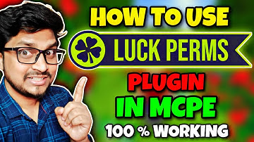 How To Use Luckperms Plugin in Minecraft PE | Luckperms Permissions Tutorial in Hindi MCPE