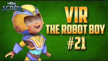Vir: The Robot Boy | Hindi Cartoon Compilation For Kids | Compilation 21 | WowKidz Action