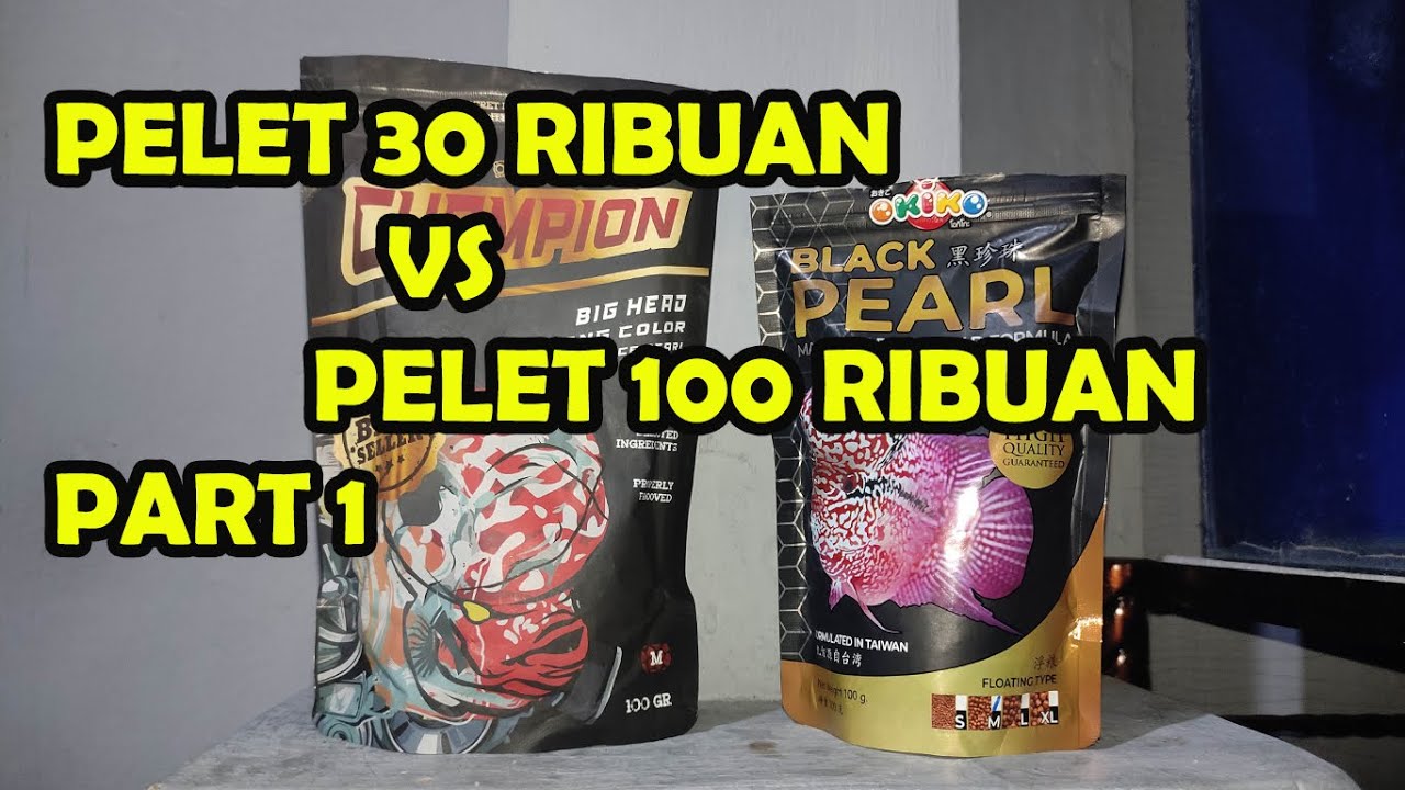 REVIEW Pelet Ikan Louhan Pelet Okiko Black Pearl n Pelet CHAMPION
