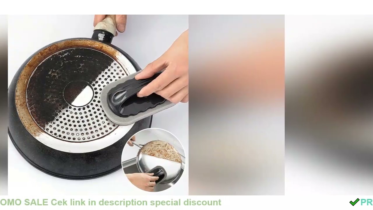 Magic Emery Sponge Brush Wipe Eraser Cleaner Kitchen Bath Rust Strong Decontamination Cleaning Tools