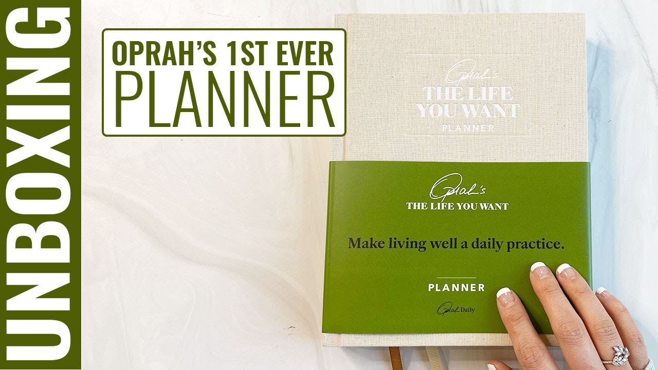 UNBOXING Oprah Planner - Oprah's The Life You Want Planner 