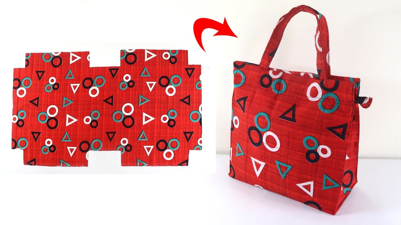 Most Useful Tote Bag Cutting & Stitching at Home l Sonali's Creations