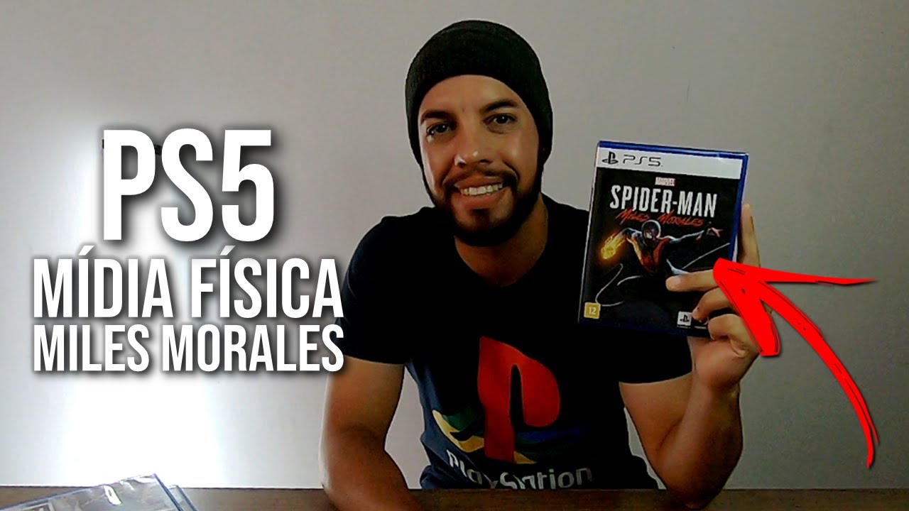 MÍDIA FÍSICA MARVEL'S SPIDER-MAN MILES MORALES, PLAYSTATION 5