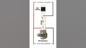 How to Make Voltage Regulator Circuit | 0 to 45V variable power supply #diy #electronic #viral
