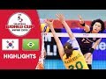 KOREA vs. BRAZIL - Highlights | Women's Volleyball World Cup 2019