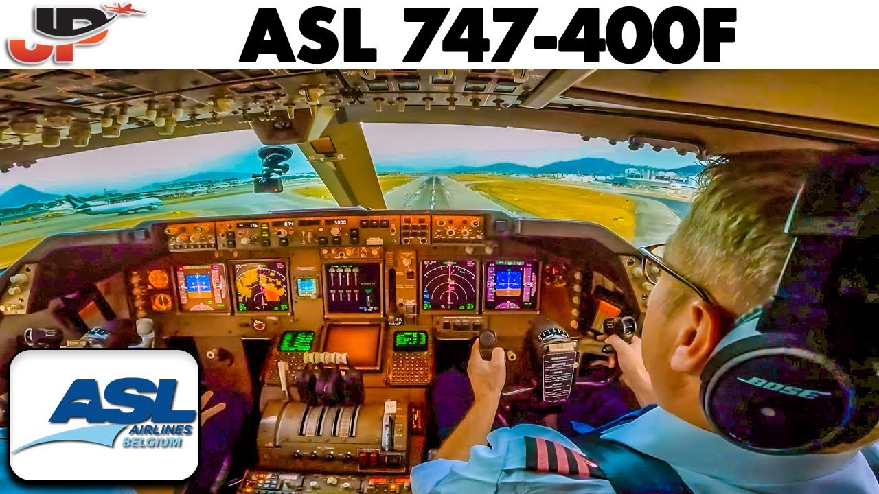 747 Freighter liftoff at 747,000lbs from Hong Kong