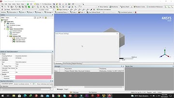 ansys workbench solution An error occurred inside the SOLVER module  general error