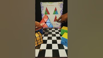 Pyramid cube magic tricks with formula 🤫🔥 #shorts #rubikscube #shortsvideo #youtubeshorts #viral