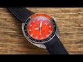 A Retro Diver With a Striking Dial & Wearable Case - Bulova Devil Diver Orange