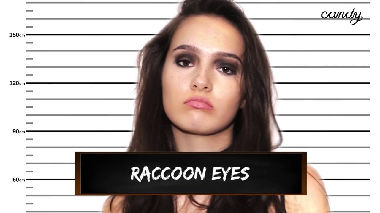 Raccoon Eyes Makeup
