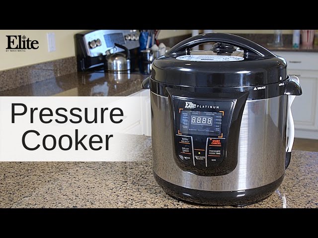 Maxi-Matic Elite Platinum Pressure Cooker - YouTube