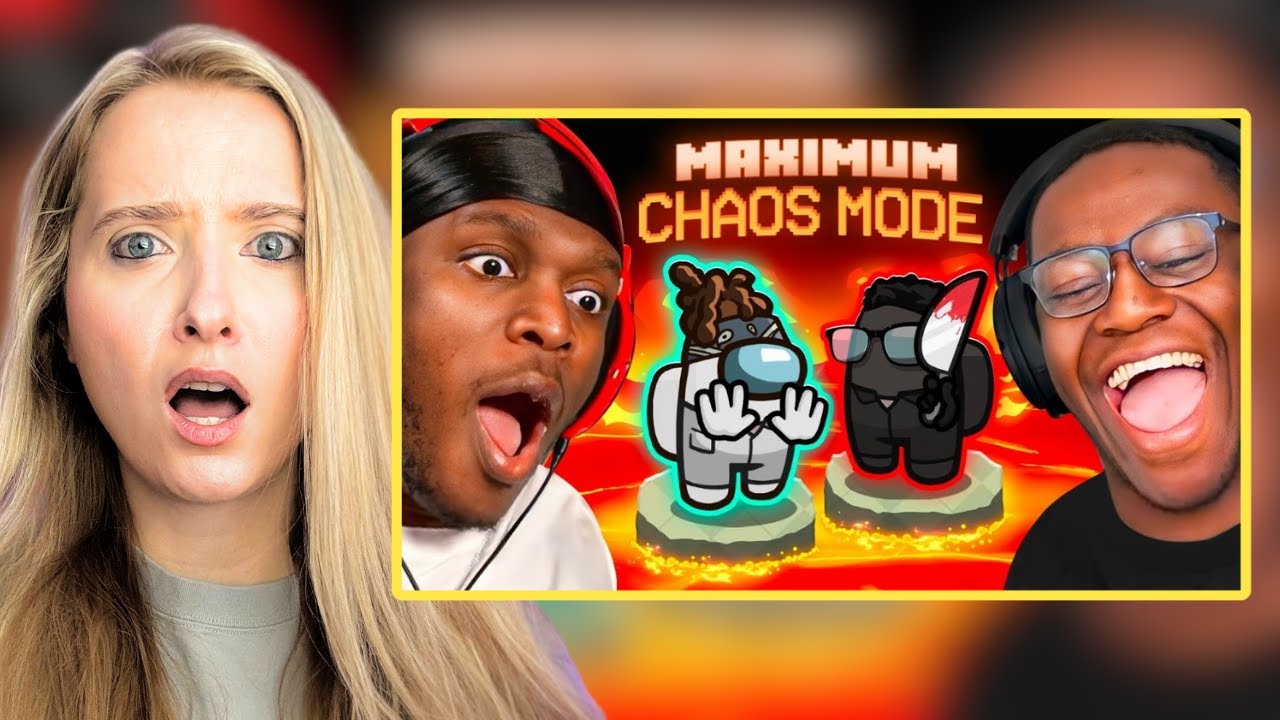 Reaction TO SIDEMEN AMONG US CHAOS MODE: OLATUNJI EDITION