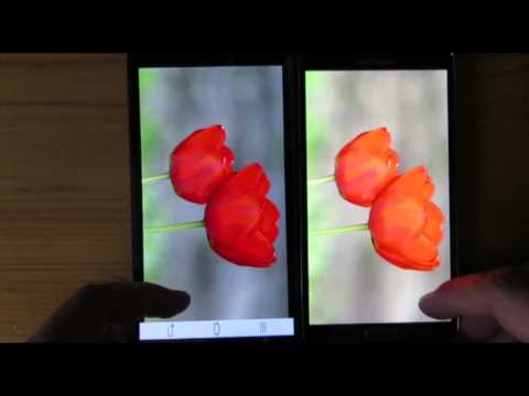 Samsung Galaxy Note 3 VS LG G Flex display quality