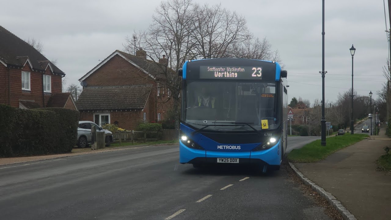 Onboard | Metrobus ADL E200MMC | 6788 YW25 DDX | 23 Ashington to Worthing 