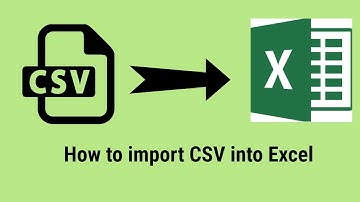 How to import CSV into Excel workbook