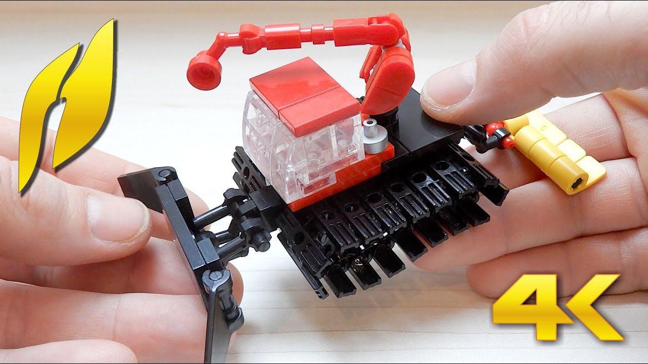 How to Build a Small and Simple Lego Snowcat (MOC 4K) lego 