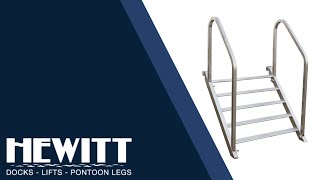 Hewitt Dock 5-Step Assembly