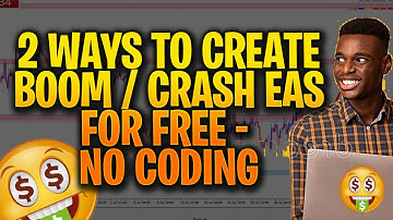 HOW TO CREATE MT5 BOOM AND CRASH ROBOT EA NO CODING with boom and crash strategy - FOREX EA TRADER
